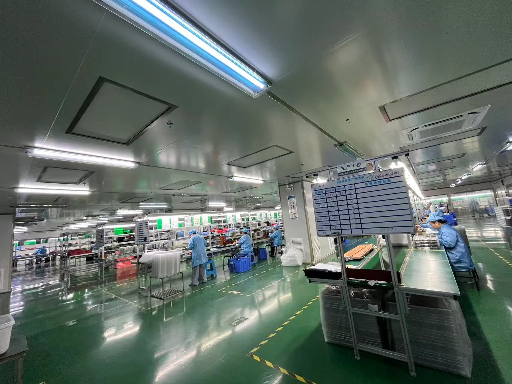 Photograph of the Huizhou factory production floor
