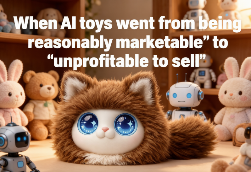 The knockout stage has arrived: As AI toys shift from being "reasonably priced" to "unprofitable to sell"