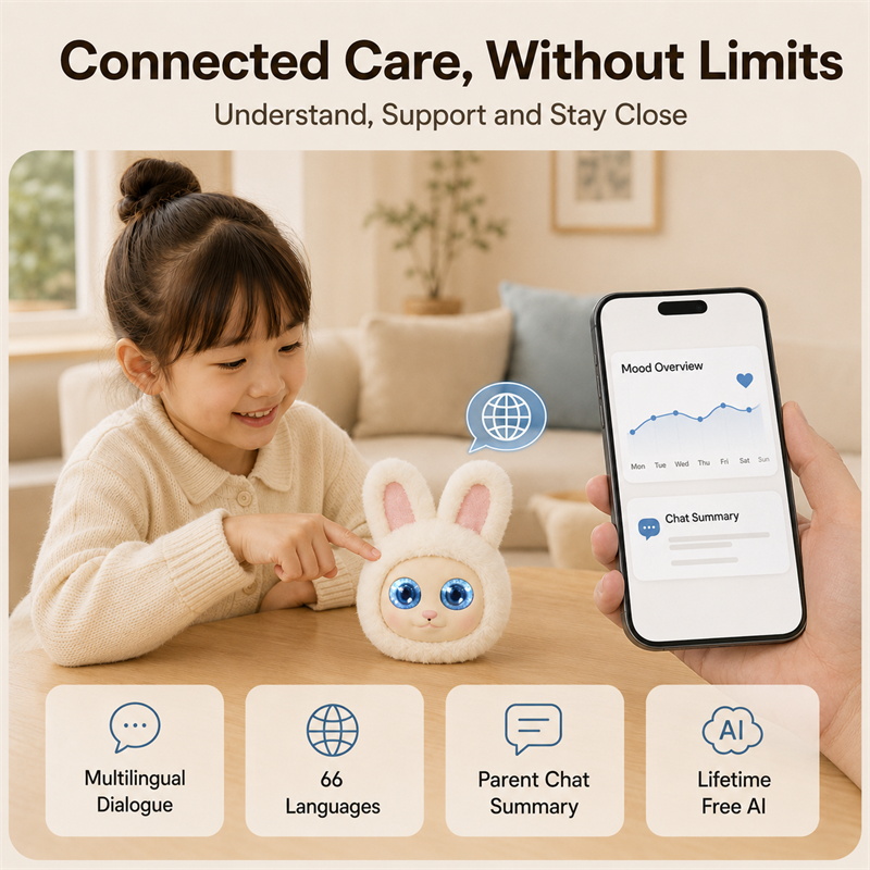 AI Happy Pet Pocket AI Companion - Wireless Interactive Plush Keychain Robot for Kids & Adults AI Happy Pet Pocket AI Companion - Wireless Interactive Plush Keychain Robot for Kids & Adults