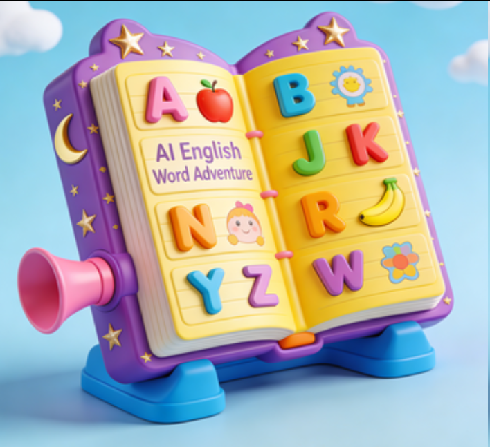 Kids AI English Word Adventure Toy
